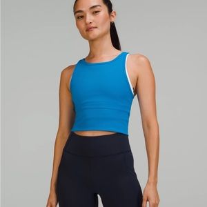 Brand New Lululemon Poolside blue Power Pivot Tank
